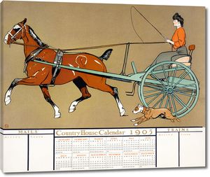 Календарь загородного дома 1905 года