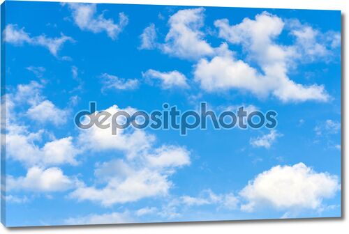 Облака с голубым небом