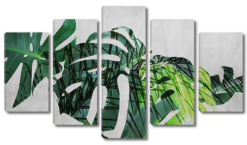 Абстракция из пальмовых листьев