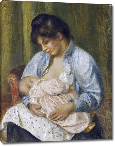 Женщина, кормящая ребенка