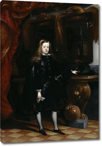 Король Испании Карл II в юном возрасте