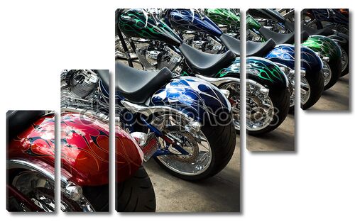 Ряд мотоциклов