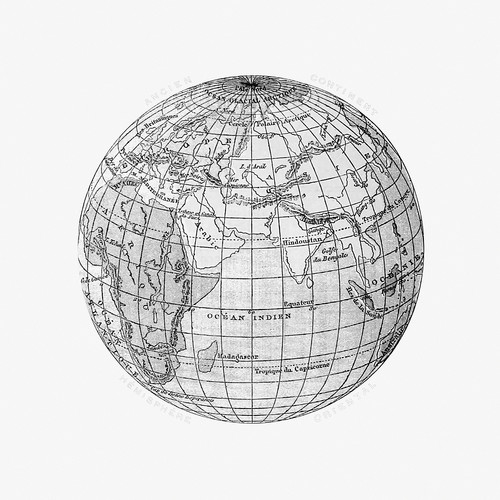 Глобус из Практического преподавания географии