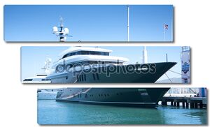 Супер яхты, пришвартованных в Гибралтаре